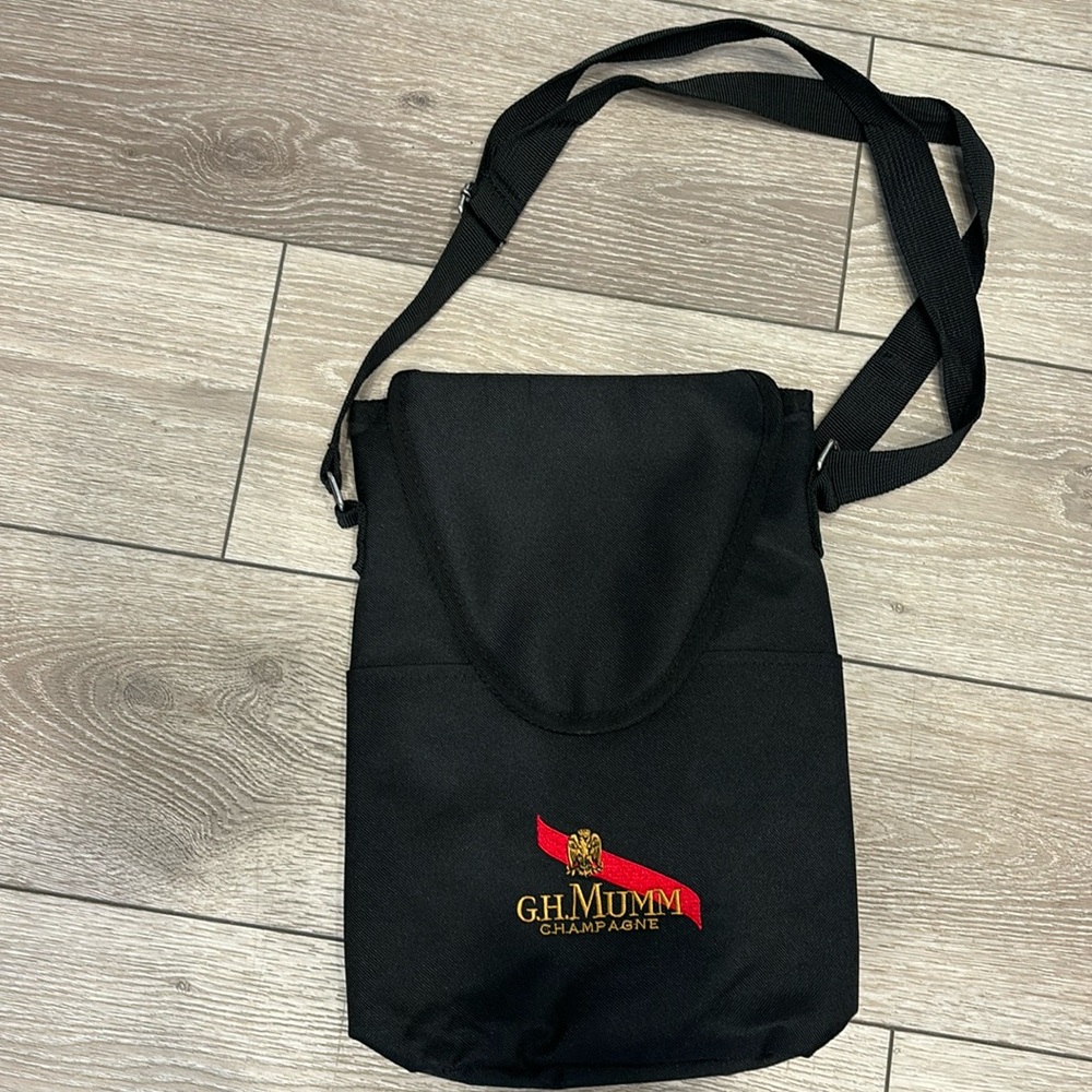 New! Mumm bottle carry bag